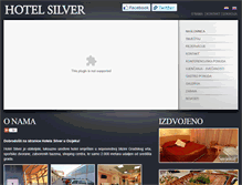 Tablet Screenshot of hotel-silver.hr